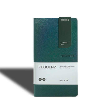 Zequenz | Cuaderno Galaxy B6 Slim Astro Green (Cuadros)