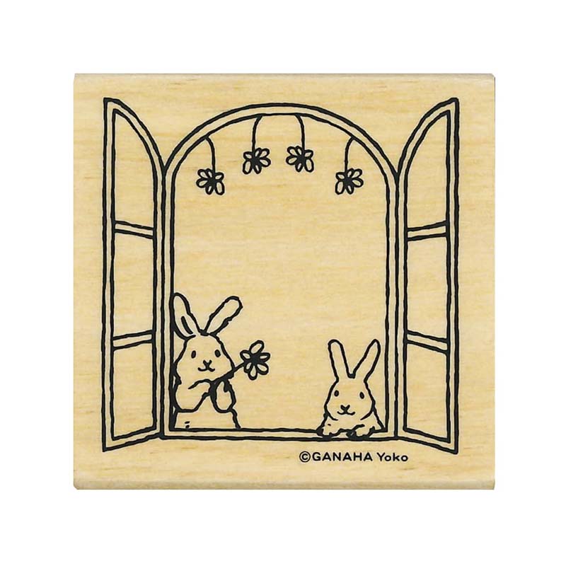 Kodomo No Kao | Sello Ganaha Yoko Rabbit Window