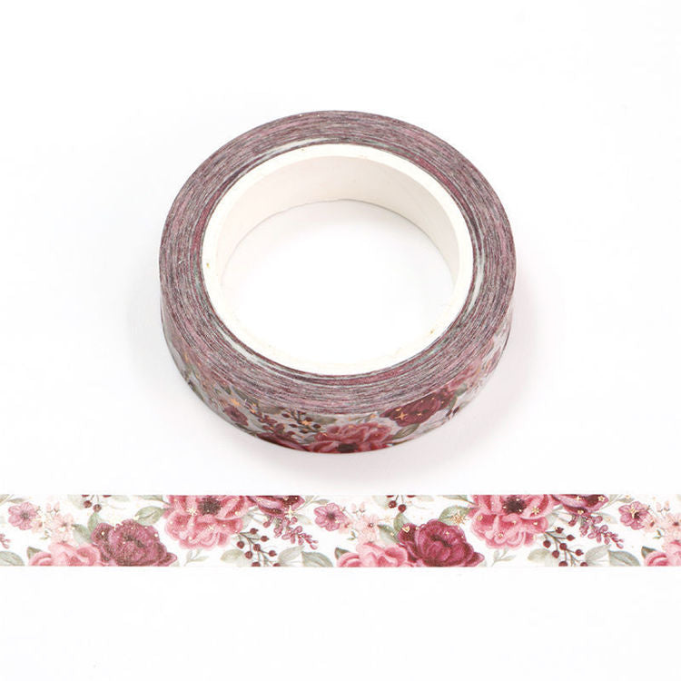 MZW | Foil Flower And Star Washi Tape