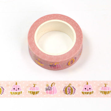 MZW | Foil Halloween Pumpkin Washi Tape