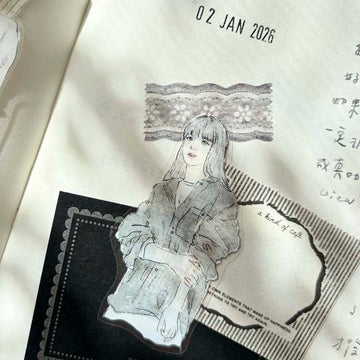 Pion | Deco Tape Gray Washi Tape