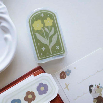 Yier | Green Bouquet acrylic clip