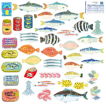 Greeting Life | Caja de Pegatinas Haco Fish