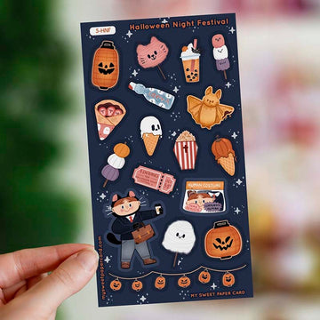 My Sweet Paper Card | Pegatinas Halloween Night Festival