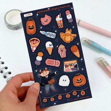 My Sweet Paper Card | Pegatinas Halloween Night Festival