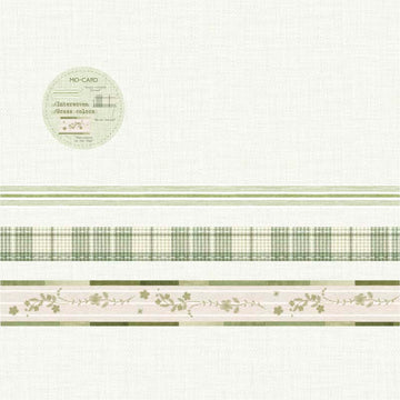 Mo Card | Set de Washi Tapes Handmade Fabrics Grass Color Vast