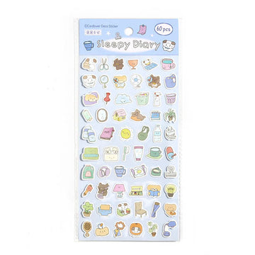Card Lover | Pegatinas Hanhan is Not Lazy Sleepy Diary
