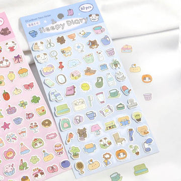 Card Lover | Pegatinas Hanhan is Not Lazy Sleepy Diary