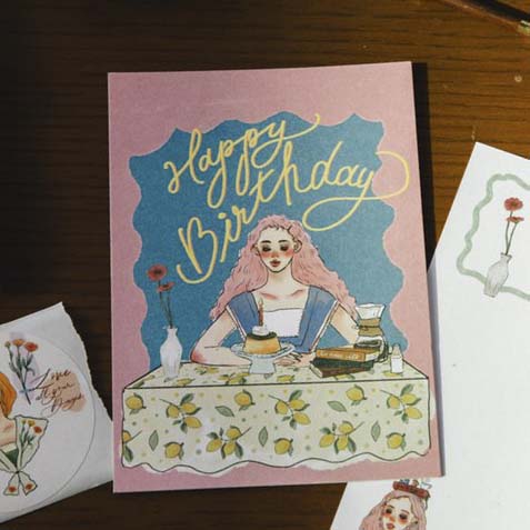 La Dolce Vita | Postal Happy Birthday Party
