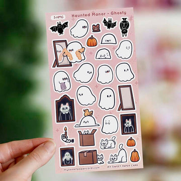 My Sweet Paper Card | Pegatinas Haunted Manor Ghostly