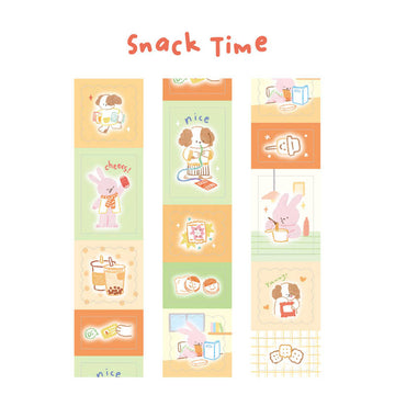 Card Lover | Pegatinas en Rollo Hello My Partner Snack Time