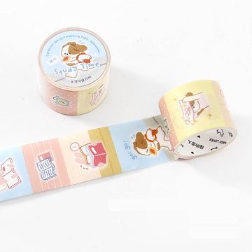 Card Lover | Pegatinas en Rollo Hello My Partner Study Time