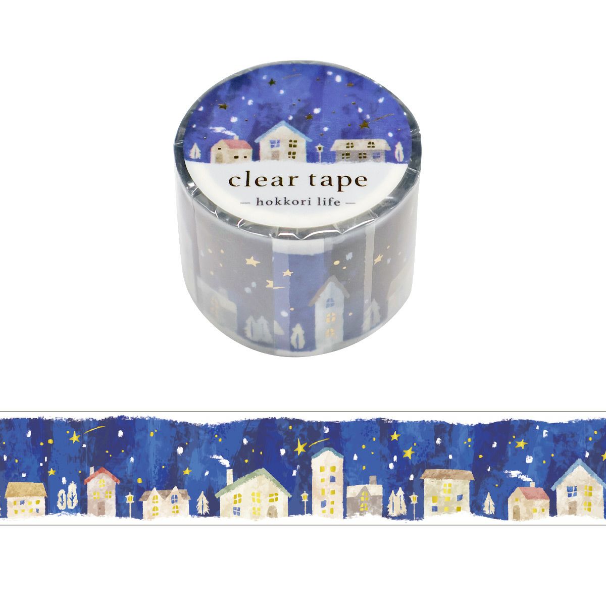 Mind Wave | Hokkori Life Night Town Clear PET Tape