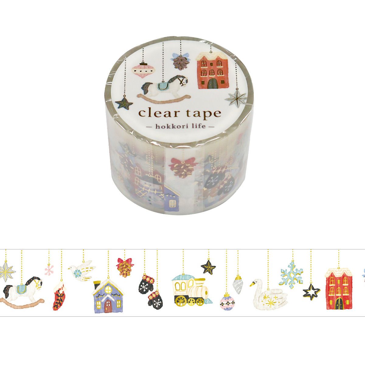 Mind Wave | Hokkori Life Ornaments Clear PET Tape