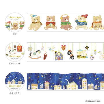 Mind Wave | Hokkori Life Bear Clear PET Tape