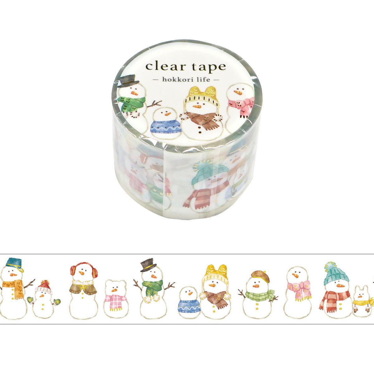 Mind Wave | Hokkori Life Snowman Clear PET Tape