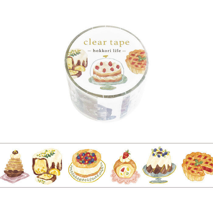 Mind Wave | Hokkori Life Cake Clear PET Tape