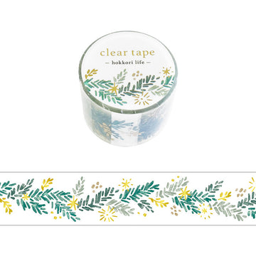 Mind Wave | Hokkori Life Fir Tree Clear PET Tape