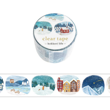 Mind Wave | Hokkori Life Landscape Clear PET Tape