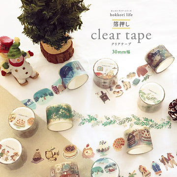 Mind Wave | Hokkori Life Landscape Clear PET Tape