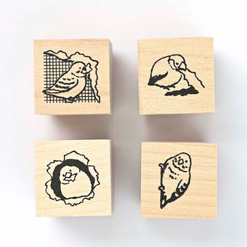 NB CO | Set de 4 Sellos In The Margin Naughty Parrot