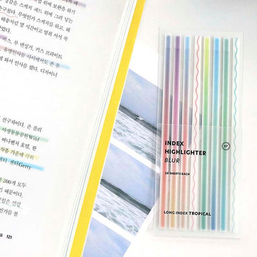 Iconic | Marcadores de Página y Texto Largos Blur Tropical