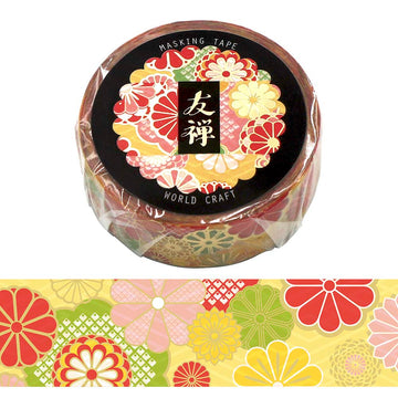World Craft | Yuzen Chrysanthemum Washi Tape