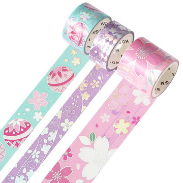 BGM | Set de Washi Tapes Kimono Colors Cherry Blossoms