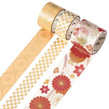 BGM | Set de Washi Tapes Kimono Colors Splendid
