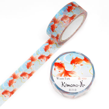 Kamiiso | Kimono Washi Tape Yuu Goldfish