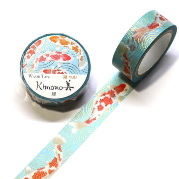 Kamiiso | Kimono Washi Tape Yuu Koi Carp
