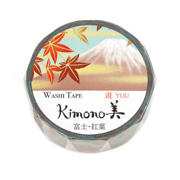 Kamiiso | Kimono Washi Tape Yuu Fuji Autumn Leaves