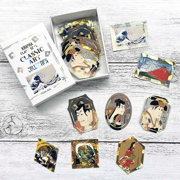 Seal-do | Pegatinas en Cajita Kirapika Classic Art Collection Japanese