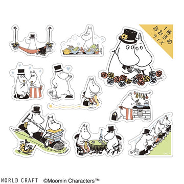World Craft | Pegatinas Flake KiraKira Moominpappa & Moominmamma