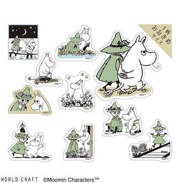 World Craft | Pegatinas Flake KiraKira Moomin & Snufkin