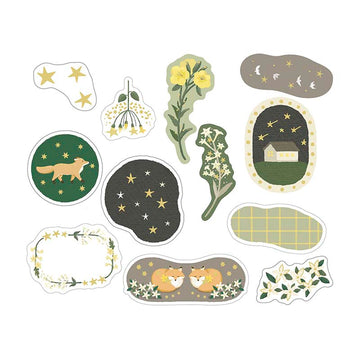 World Craft | Pegatinas Flake Kirakira Starry Night