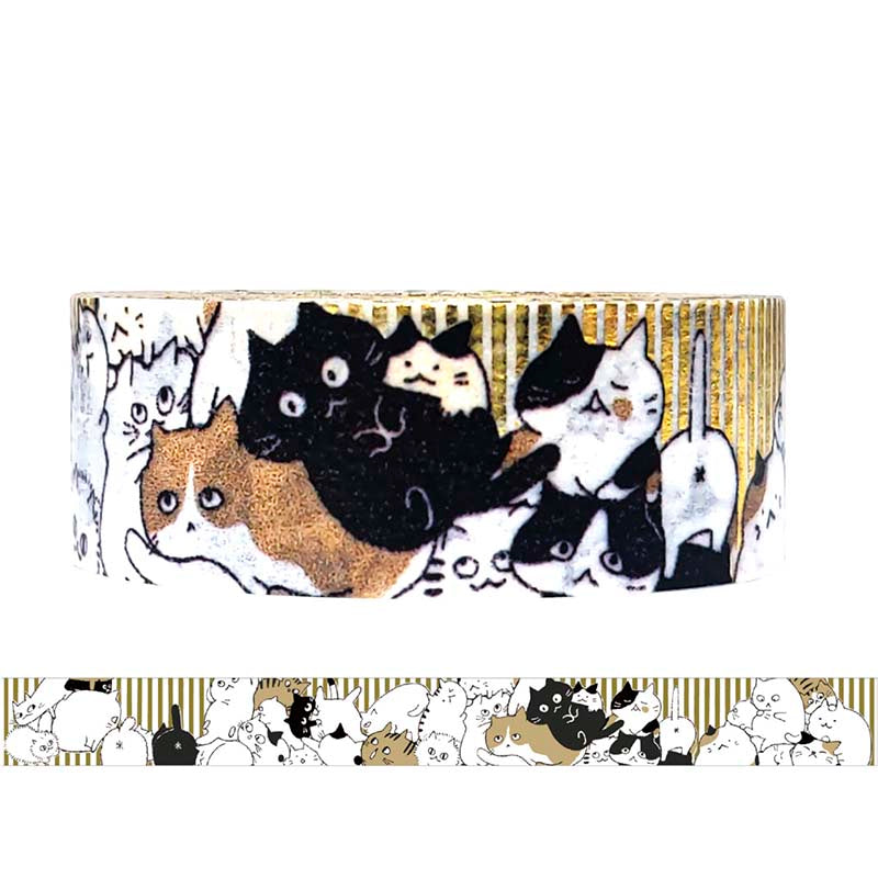 Seal-do | Kirapika Nekonekone Washi Tape