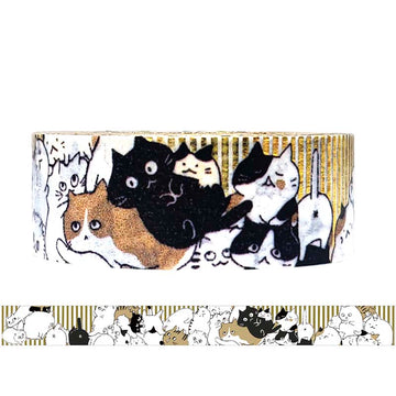 Seal-do | Kirapika Nekonekone Washi Tape