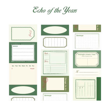 Mo Card | Pegatinas en Rollo Label Collection Echo Of The Years