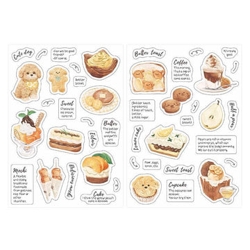 Papermore | Pegatinas Late Night Snack Butter Puppy