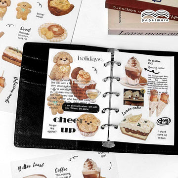 Papermore | Pegatinas Late Night Snack Butter Puppy