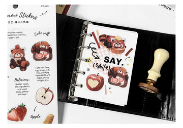 Papermore | Pegatinas Late Night Snack Candy Red Panda