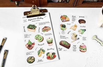 Papermore | Pegatinas Late Night Snack Matcha Parrot