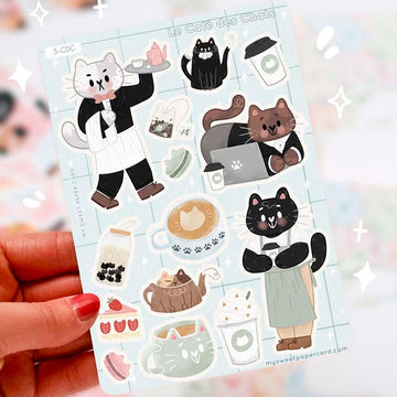 My Sweet Paper Card | Pegatinas Le Café des Chats