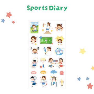 Card Lover | Pegatinas Learning Artists Sports Diary