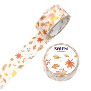 Saien | Leaves Of Tree Washi Tape