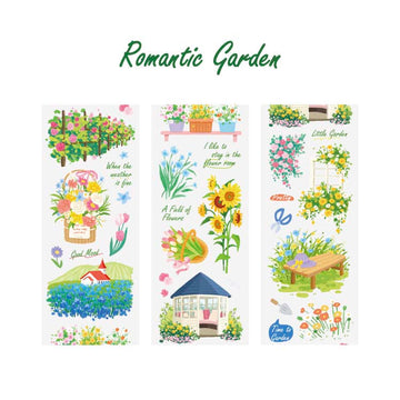 Card Lover | Let's Go Now PET Tape Romantic Garden