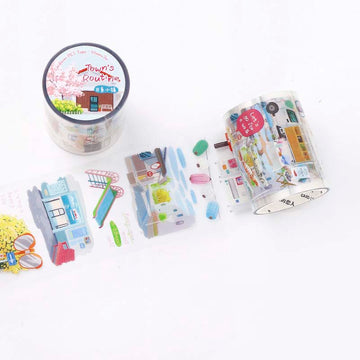 Card Lover | Let's Go Now PET Tape Towns Routine