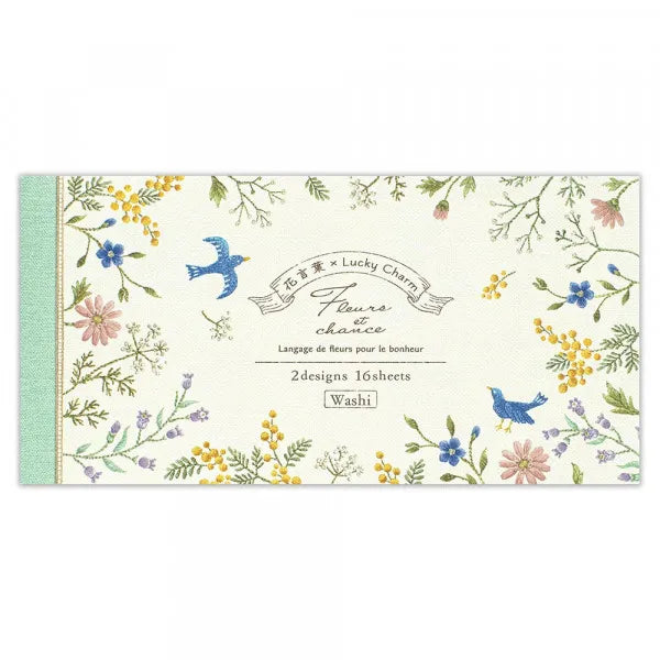 NB CO | Bloc de Notas Horizontal Fleur et Chance Bird