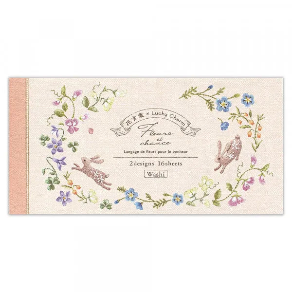 NB CO | Bloc de Notas Horizontal Fleur et Chance Rabbit